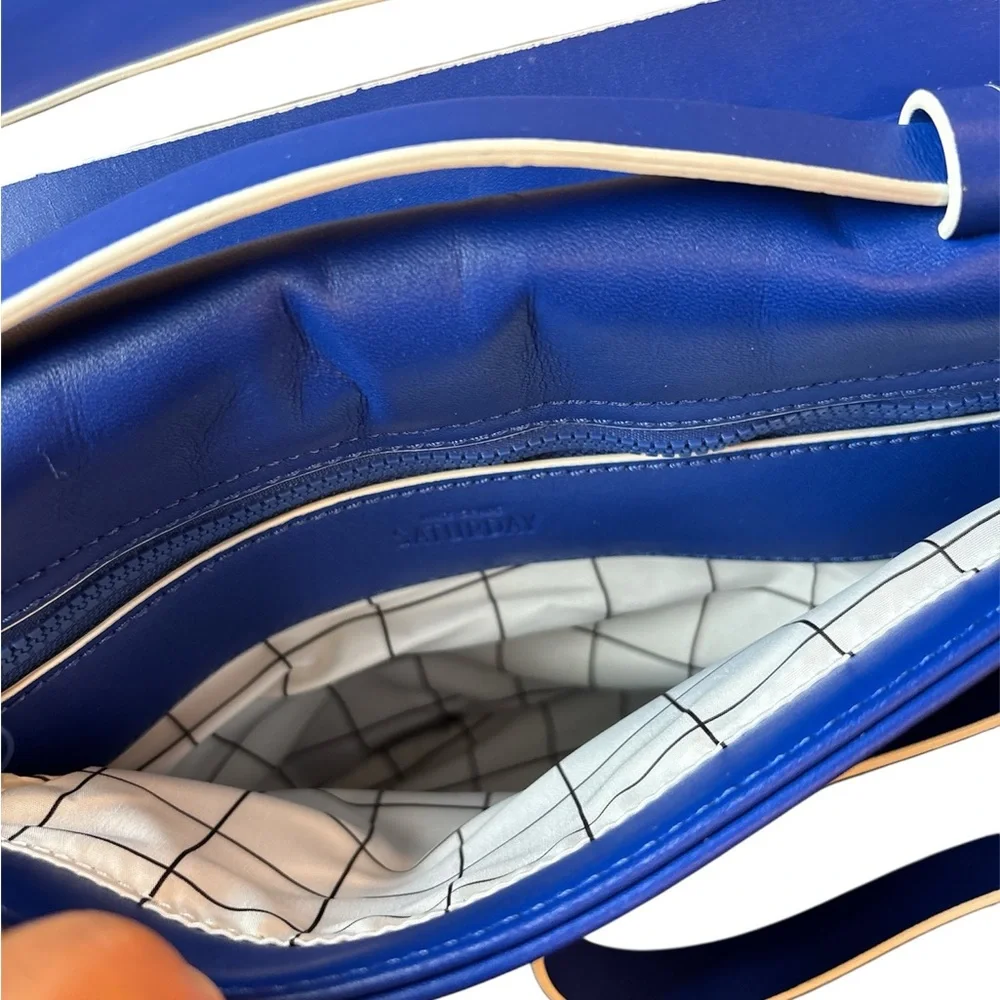 Kate Spade Saturday Blue Leather Crossbody Bag